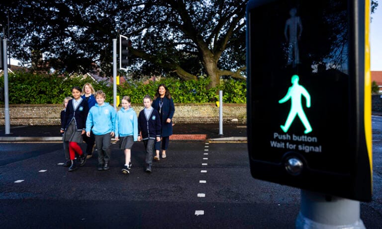 West Sussex County Council improves safety of children’s school journeys with active travel initiatives