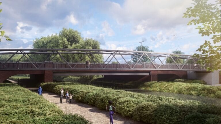 New pedestrian and cycle bridge to be installed on A33 Relief Road